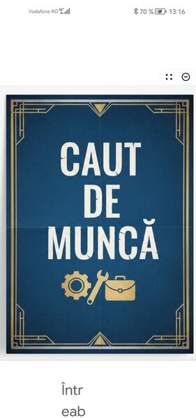 Caut de munca in Bucuresti